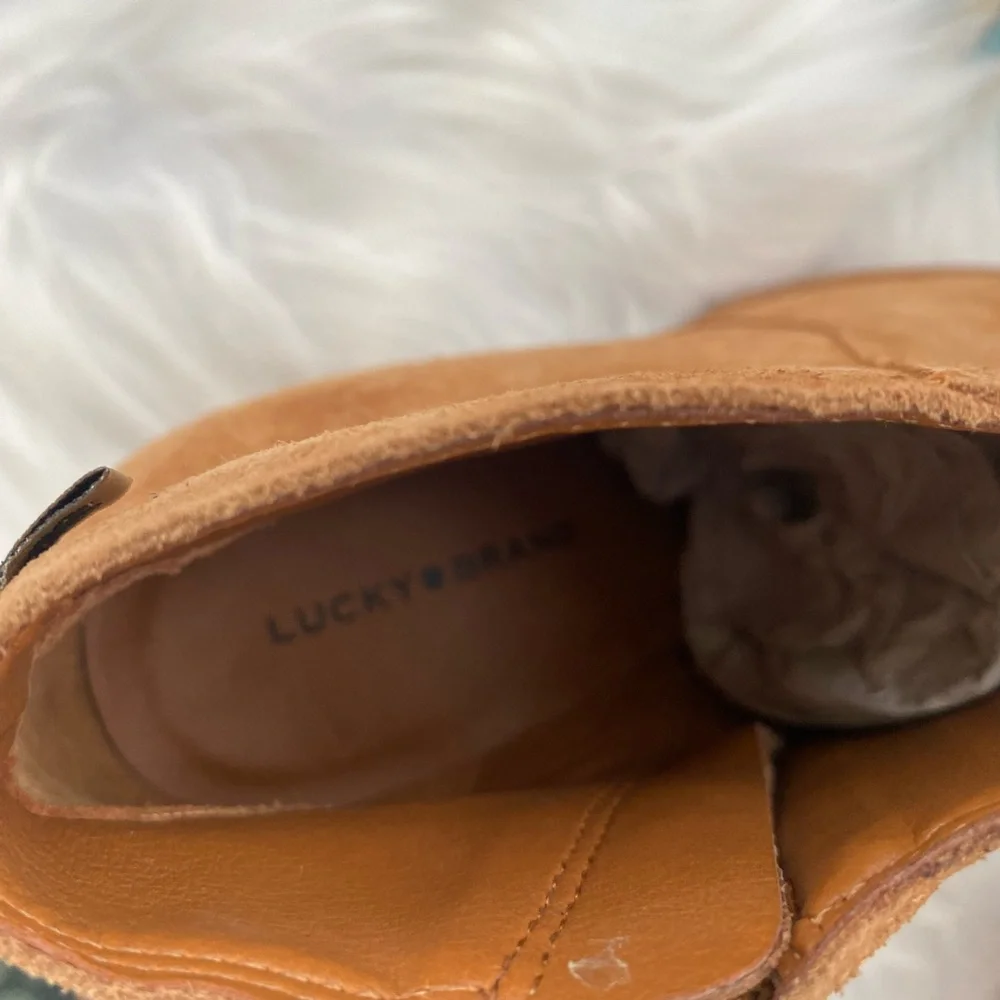 lucky brand Camel Ankle Boots size 6.5 - Picture 11 of 12